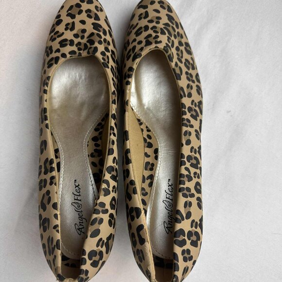 Angel‎ Flex Leopard kitty heel 9.5W - Picture 2 of 4